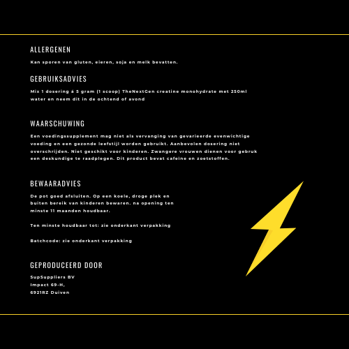 THENEXTGEN CREATINE MONOHYDRATE