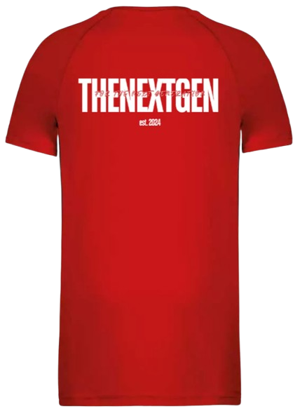 THENEXTGEN SPORT T-SHIRT BACKPRINT
