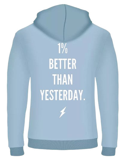THENEXTGEN 1 % BETTER THAN YESTERDAY HOODIE