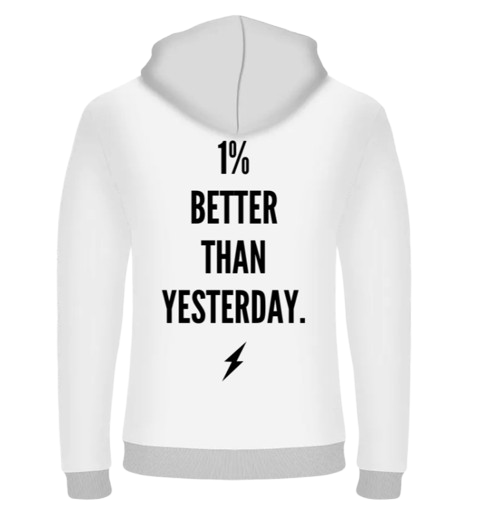 THENEXTGEN 1 % BETTER THAN YESTERDAY HOODIE