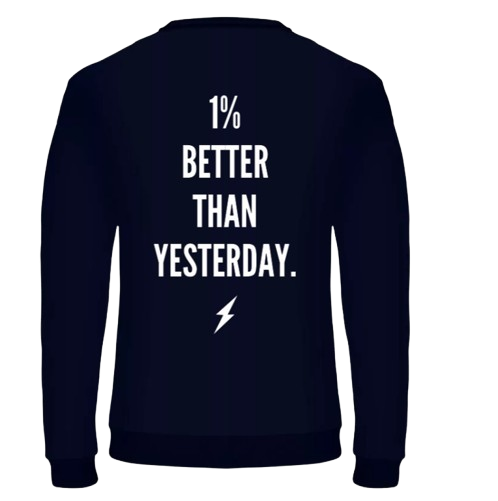 THENEXTGEN 1% BETTER THAN YESTERDAY SWEATER