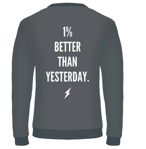 THENEXTGEN 1% BETTER THAN YESTERDAY SWEATER