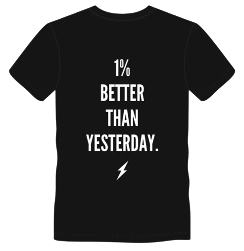 THENEXTGEN 1% BETTER THAN YESTERDAY OVERSIZED TEE