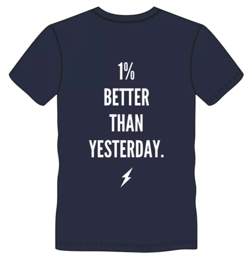 THENEXTGEN 1% BETTER THAN YESTERDAY OVERSIZED TEE