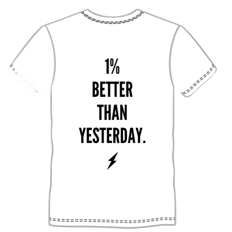 THENEXTGEN 1% BETTER THAN YESTERDAY OVERSIZED TEE