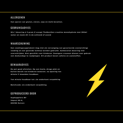 THENEXTGEN CREATINE MONOHYDRATE
