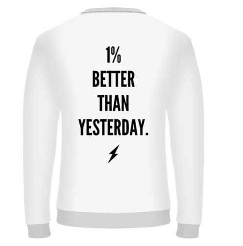 THENEXTGEN 1% BETTER THAN YESTERDAY SWEATER