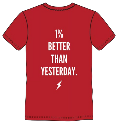 THENEXTGEN 1% BETTER THAN YESTERDAY OVERSIZED TEE