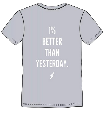 THENEXTGEN 1% BETTER THAN YESTERDAY OVERSIZED TEE