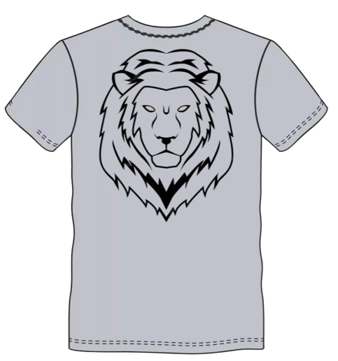 THENEXTGEN LION BACKPRINT OVERSIZED TEE